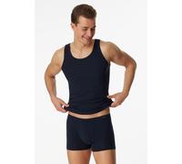 Unterhemden 2er-Pack navy - Essentials Feinripp 5