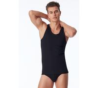 Schiesser Herren Jacke 0/0 (2er Pack) Unterhemd, Schwarz (000-schwarz), L EU