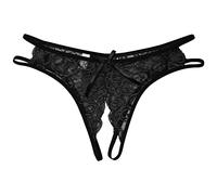 Unterhosen Damen Baumwolle, Frauen Sexy Höschen Tangas Dessous Slip G-String Damen String Sexy Thong Damen Spitze Slip Satin Unterwäsche Babydoll Negligee Erotisch String Unterhose Bikini Unterwäsche