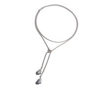 UNTERING Verstellbare Länge, Schlüsselbeinkette, volle Strass-Kette, Halskette für Damen, Halszubehör, Schmuck für den täglichen Gebrauch, vielseitige modische Halskette