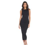Unterkleid MAGIC BODYFASHION "Bodycon Dress", Damen, Gr. L, N-Gr, schwarz, Mikrofaser, Obermaterial: 92% Polyamid, 8% Elasthan, figurbetont lang, Rundhals, Kleider Unterkleid, nahtlos, Midi-Länge (334