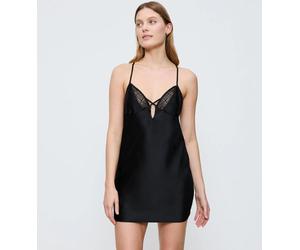 Unterkleid TRIUMPH "A Weekend to Remember NDW", Damen, Gr. 36, N-Gr, schwarz, Satin, Obermaterial: 100% Polyester, Kleider Unterkleid, weich und sinnlich (98080344-36) schwarz