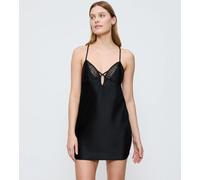 Unterkleid TRIUMPH "A Weekend to Remember NDW", Damen, Gr. 46, N-Gr, schwarz, Satin, Obermaterial: 100% Polyester, Kleider Unterkleid, weich und sinnlich (98080344-46) schwarz