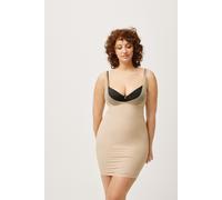 Unterkleid YSABEL MORA, Damen, Gr. M, N-Gr, ohne Ärmel, Mikrofaser, beige, Mikrofaser, Obermaterial: 73% Polyamid, 27% Elasthan, figurbetont ca. Mitte Oberschenkel, tiefer V-Ausschnitt, Kleider Unterk
