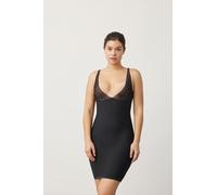 Unterkleid YSABEL MORA, Damen, Gr. XL, N-Gr, ohne Ärmel, Mikrofaser, schwarz, Mikrofaser, Obermaterial: 73% Polyamid, 27% Elasthan, figurbetont ca. Mitte Oberschenkel, tiefer V-Ausschnitt, Kleider Unt