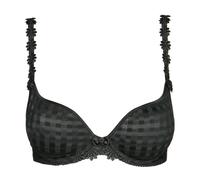 Unterlegter BH Herzform Schwarz 75 B Cup