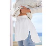 Unterrock VIVANCE, Damen, Gr. 44/46, weiß, Stoff, Obermaterial: 95% Polyester, 5% Elasthan, unifarben, Po-bedeckend, Röcke Unterrock, Topseller (88432559-44) weiß