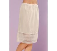 Unterrock WÄSCHEPUR, Damen, Gr. 38, beige (elfenbein), 100% Polyester, unifarben, Röcke Unterrock (49749430-38) elfenbein