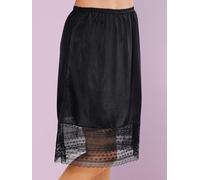 Unterrock WÄSCHEPUR, Damen, Gr. 40, schwarz, 100% Polyester, unifarben, Röcke Unterrock (64651064-40) schwarz