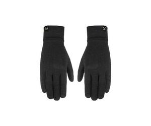 unterziehhandschuhe damen salewa cristallo merino schwarz M