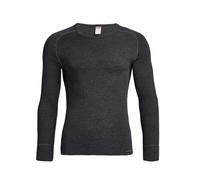 Unterziehshirt CONTA, Herren, Gr. 6, 1 Stk., Normalgrößen, schwarz (anthrazit, geringelt), 75% Baumwolle, 25% Polyester, Rundhals, Unterhemden (11992561-6) anthrazit, geringelt