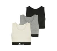 Unterziehshirt ELLESSE "EMILIO BRA TOP (3 PACK)", Kinder, Gr. 128/134 (8/9), 3 Stk., N-Gr, multi, Obermaterial: 95% Baumwolle, 5% Elasthan, Unterhemden, für sportliche Aktivitäten, sportlicher Stil, f