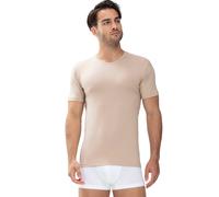 Unterziehshirt MEY "Dry Cotton Functional", Herren, Gr. 6L, N-Gr, beige, Single Jersey, Obermaterial: 57% Baumwolle, 38% Polyester, 5% Elasthan, unifarben, körpernah, Rundhals, Unterhemden, Kurzarm, R