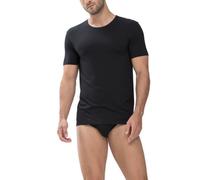 Mey Herren Dry Cotton Shirt 1/2 Arm/T-shirt (Farbe: schwarz / Größe: 6 (L))
