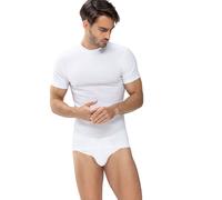 Unterziehshirt MEY "Noblesse", Herren, Gr. 4XL, N-Gr, weiß, Feinripp, Obermaterial: 100% Baumwolle, körpernah, Rundhals, Unterhemden, ohne Seitennähte, Feinripp, Rundhalsausschnitt, Kurzarm, atmungsak