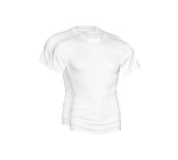 Unterziehshirt MEY "Noblesse", Herren, Gr. 5/M, N-Gr, weiß, Obermaterial: 100% Baumwolle, körpernah, Rundhals, Unterhemden, ohne Seitennähte, Feinripp, Rundhalsausschnitt, Kurzarm, atmungsaktiv (52248