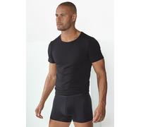 Unterziehshirt S.OLIVER, Damen, Gr. XXL, 1 Stk., N-Gr, schwarz, Jersey, Obermaterial: 50% Baumwolle, 43% Modal (TENCEL™), 7% Elasthan (LYCRA), unifarben, körpernah, Rundhals, Unterhemden, aus weichem