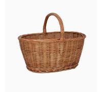 UNUS Weidenkorb Picknickkorb Einkaufskorb Henkelkorb 44,5x33,5x20cm(LxHxB) braun