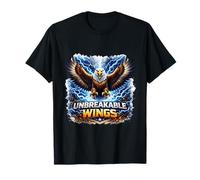Unzerbrechlicher Adler Storm Power Kunstwerk T-Shirt