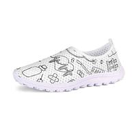 UOIMAG Damen White Nurse Schuhe Mädchen Geschenk Casual Slip On Mesh Schuhe Sport Sneaker 39EU