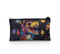 UOIMAG Federmäppchen, Federmäppchen, Reißverschluss, Aufbewahrungstasche, Schule, Schreibwaren, Stifteetui, Bürobedarf, Dinosaurier-Planeten, Einheitsgröße, Schulranzen