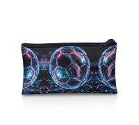 UOIMAG Federmäppchen, Federmäppchen, Reißverschluss, Aufbewahrungstasche, Schule, Schreibwaren, Stifteetui, Bürobedarf, Fußballbälle, Einheitsgröße, Schulranzen