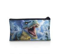 UOIMAG Federmäppchen, Federmäppchen, Reißverschluss, Aufbewahrungstasche, Schule, Schreibwaren, Stifteetui, Bürobedarf, Dinosaurier-Druck, Einheitsgröße, Schulranzen