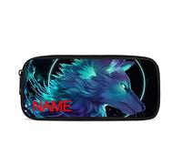 UOIMAG Federmäppchen mit Reißverschluss, Schreibtisch-Organizer, Schreibwaren, Federmäppchen, großes Federmäppchen für Kinder, Jungen, Mädchen, Damen, Herren, Individuelles Muster, Individuell