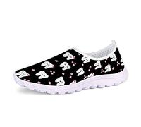 UOIMAG Frauen Geschenk Krankenschwester Schuhe Cute Tooth Sneaker Schuhe Flat Slip On Mesh Schuhe 39EU