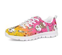 UOIMAG Krankenschwester Bär Medizinisches Muster Frauen Trainer Soft Mesh Schnürschuhe Sneaker Schuhe Mädchen Geschenk Laufschuhe Flache Freizeitschuhe 44EU