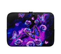 UOIMAG Laptoptasche für Damen, 15 Zoll (38,1 cm), violett, schmal, für Mädchen für die Schule