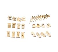 Uonlytech 100 Stück Bunte Holzknöpfe mit Löchern zum Nähen Vielseitige DIY Knöpfe für Kleidung Schuhe Bastelprojekte und Handarbeiten Langlebige Nähaccessoires für Kreative Gestaltung