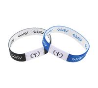 Uonlytech 2 Stück elastisches Bibelvers Armband für Damen und Herren - christliche Schrift Armbänder, tragbare Jesus Armbänder, spirituell inspirierende für religiöse Veranstaltungen