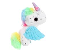 Uonlytech Einhorn Plüschanhänger Mit Wedelndem Schwanz Weiches Stofftier Leichter Schlüsselanhänger Für Taschen Und Geschenke