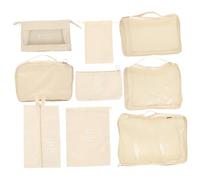 Uonlytech Faltbarer Reise Leichter Packbeutel Reise-Aufbewahrungstasche mit Kordelzugverschluss für Make-up Hygieneartikel und Elektronik für Geschäftsreisen Urlaub Wandern und Camping