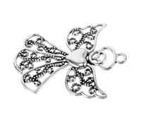 Uonlytech Minimalistischer Angel Anhänger Zinklegierung Selbstgemacht Schmuckanhänger Schutzengel Ornament Vielseitig Für Schlüsselanhänger Auto Rückspiegel Handyanhänger