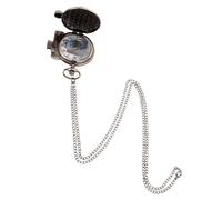 Uonlytech Retro Herren Und Damen Taschenuhr Metall Mit Zugmuster Mechanisches Uhrwerk Langlebige Legierung Kettenanhänger Vintage Schmuckaccessoire