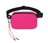 Uoqpty Sling Bag - Tragbare Sling Bag - Wasserdichter Sling Rucksack für Outdoor, Reisen, Wandern, Schultertasche mit langem Schultergurt, hot pink, Refer to description