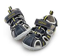 UOVO Jungen Sandalen Trekking Wandern Kinder Outdoor Geschlossene Zehe Sandalen Sportliche Sommerschuhe Dunkelblau 37