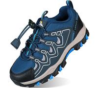 UOVO Turnschuhe für Jungen und Mädchen, Kinder, Wandern, Laufen, Outdoor, Walking, Tennis, wasserdicht, rutschfest, modische Sneaker (kleine/große Kinder), Army Blau, 37 EU