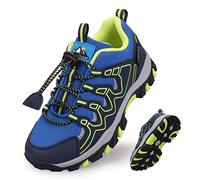 UOVO Turnschuhe Jungen Wanderschuhe Sneakers Kinder Trekking Schuhe Outdoor Sportschuhe Laufschuhe Blau 36