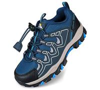 UOVO Turnschuhe Jungen Wanderschuhe Sneakers Kinder Trekking Schuhe Outdoor Sportschuhe Laufschuhe Blau 30