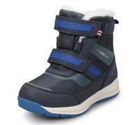 UOVO Winterstiefel Jungen Warme Gefütterte Winterschuhe Mädchen Mid Schneestiefel Weiche Outdoor Winter Wasserdicht Stiefel Unisex-Kinder Blau 37 EU