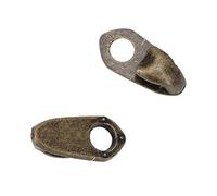 UPALDHOU 20Set -Spitzenhaken aus Legierung für die Schuhreparatur, Goldfarbene Nieten-Schuhhaken, Taschendekorationszubehör (Wickelstil)