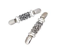 UPKOCH 2 Stück Vintage Schalschnalle aus Zinklegierung Dekorative Pullover Clips für Damen Metall Schalverschluss für Strickjacken Hemden und Tücher