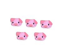 UPKOCH 5 Stück Kleiner Schweinchen Broschen Aus Langlebigem Plüsch Lustige Dekorative Anstecknadeln in Pink Kinder Schmuck Für Kleidung Und Accessoires