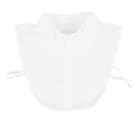 UPKOCH Abnehmbarer Damen Fake Collar Blusenkragen aus Spitze Halbes Blusenshirt ohne Ärmel Leichtes Atmungsaktives Design Vielseitig Kombinierbar für Pullover Kleider und Blusen