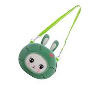 UPKOCH Hasenförmige Umhängetasche aus Plüsch für Kleine Schultertasche mit Tragegurt Bunte Kindertasche für Alltag und Freizeit Zufällige Farbe Zufällige Farbe