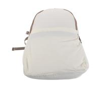 UPKOCH Kleiner Rucksack für Damen Faltbar Taslon und Polyester Weiß mit Zwei Trageoptionen für Outdoor und Reisen Damenrucksack im Minimalistischen Stil