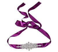 UPKOCH Strass Brautgürtel mit Blumen Eleganter Taillengürtel für Damen Funkelnde Kleiderschärpe für Hochzeitskleider und Abendroben